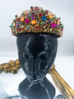 Fiesta Reina Crown – multi coloured rhinestone Statement Tiara | Bridal, Festival Queen & Luxe Occasion Headpiece