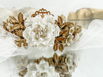 Enchanting Rose Pearl Tiara – Floral Crystal Statement Crown | Bridal, Fantasy Goddess & Luxe Occasion Headpiece