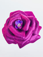 Giant Fuchsia Foam Flower Fascinator – Bold Statement Headpiece | Weddings, Races & Luxe Occasion Glam