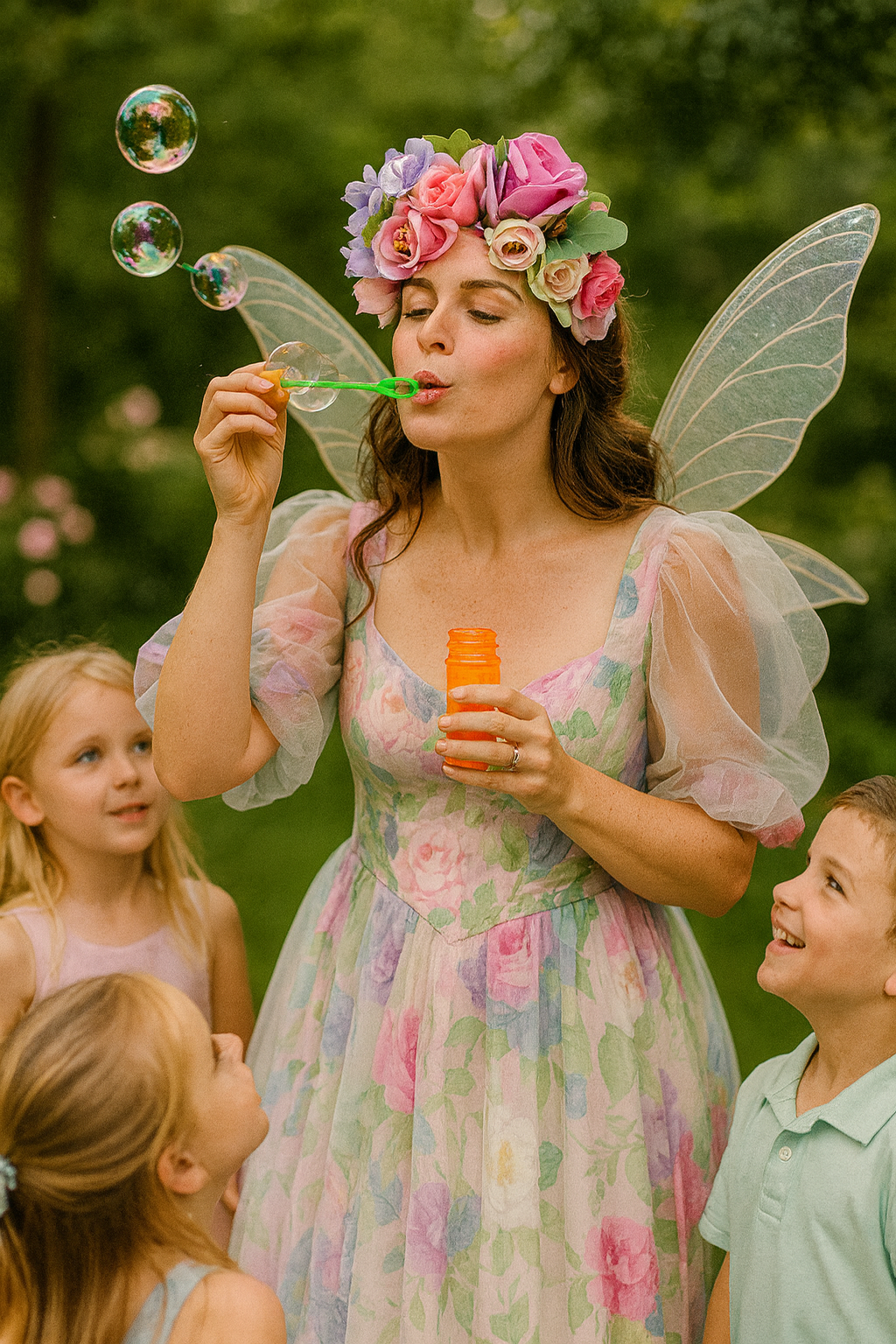 Pastel Romance Silk Flower Crown – Floral Statement Headpiece | Festival, Bridal & Luxe Occasion Accessory