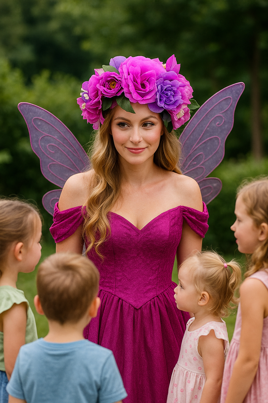 Lilac Fairy Silk Flower Crown – Floral Statement Headpiece | Festival, Bridal & Luxe Occasion Accessory