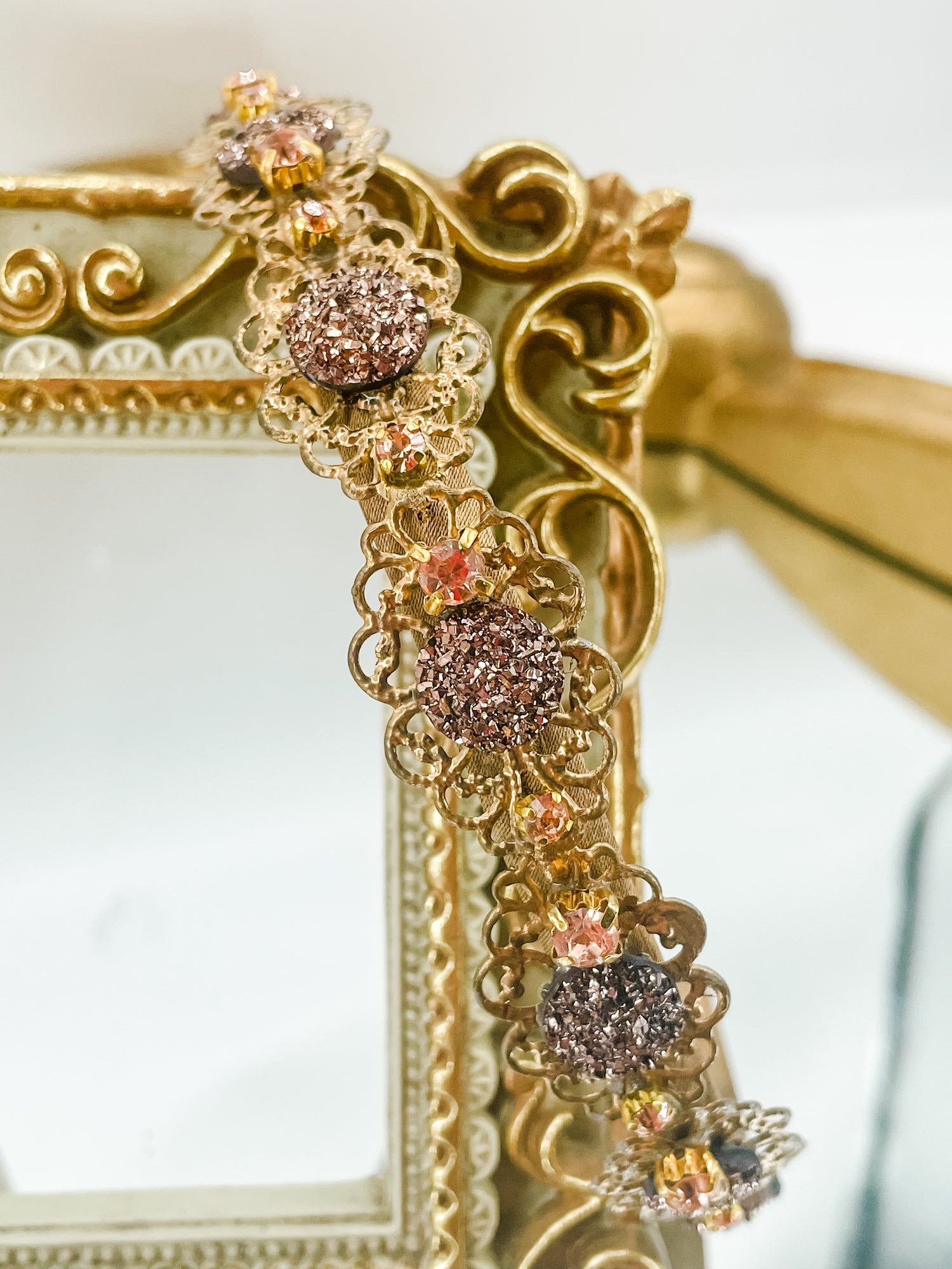 Regal Elegance Gold Headband – Crystal Statement Hair Accessory | Bridal, Fantasy & Luxe Occasion Glam